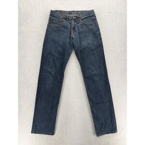 Dearborn Denim Jeans Mens 32x34 Blue Medium Wash Straight Denim Made In USA